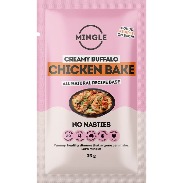 Mingle Natural Recipe Base Buffalo Chicken Bake 35g