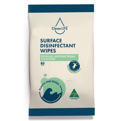 Cleanlife Surface Wipes 80 Pack