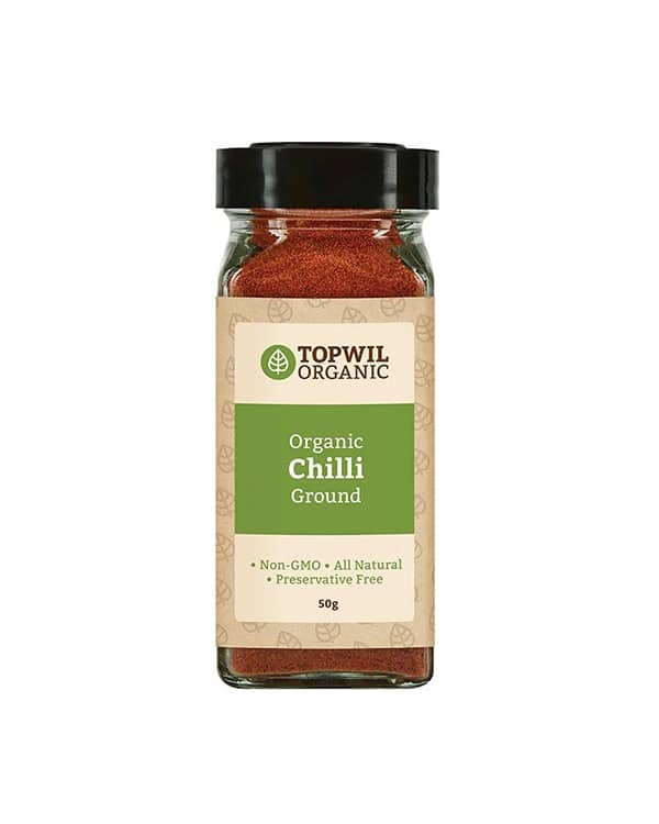 Topwill Organic Red Chilli Ground 50g