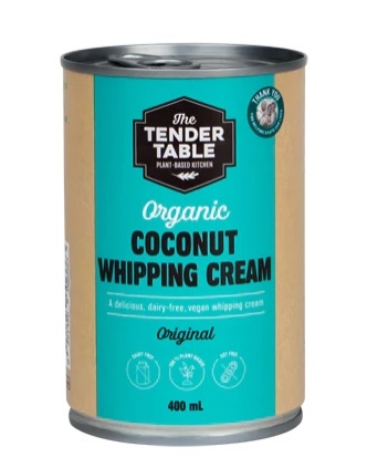 The Tender Table Organic Coconut Whipping Cream 400g