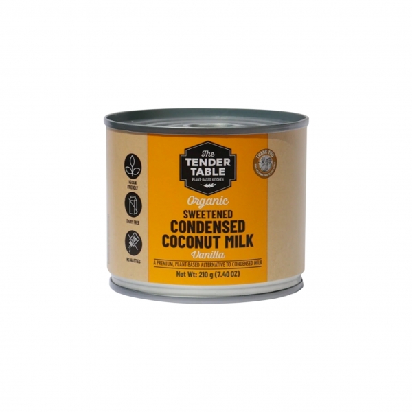 The Tender Table Organic Coconut Condensed Milk Vanilla 210g