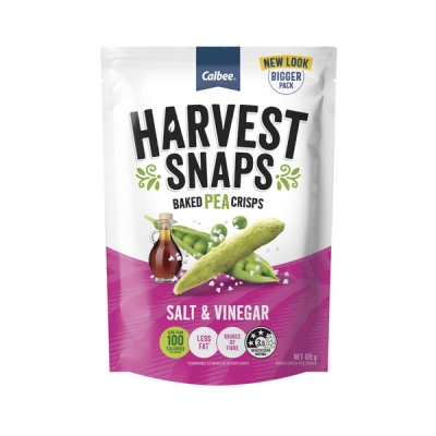 Harvest Snaps Salt & Vinegar 120g