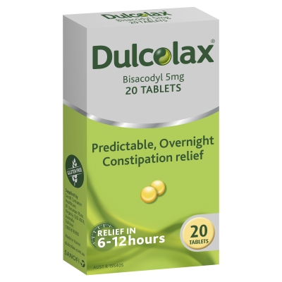Dulcolax Laxative Tablets 5mg 20 Pack
