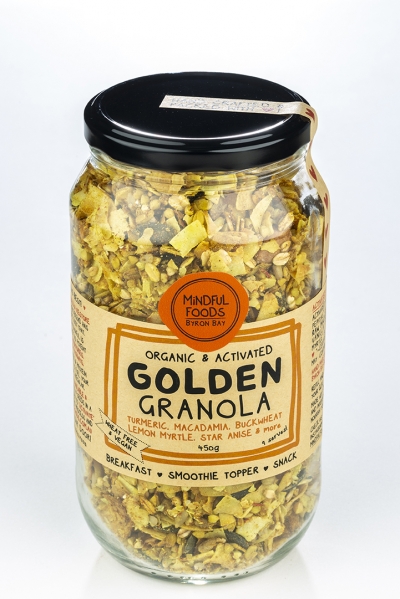 Mindful Foods Activated Organic Golden Granola 450g