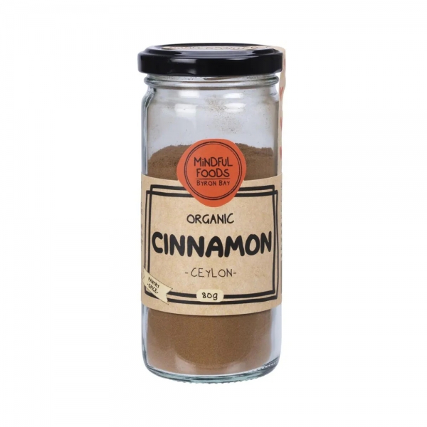 Mindful Foods Organic Cinnamon Powder 80g