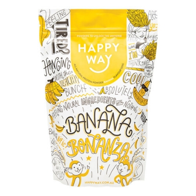 Happy Way Whey Banana Protein Powder 60g