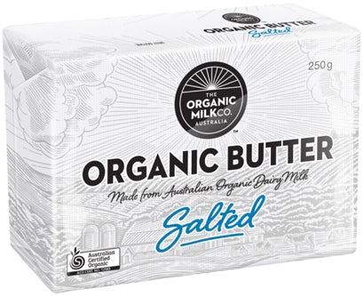 The Organic Milk Co Butter Organic Salted 250g