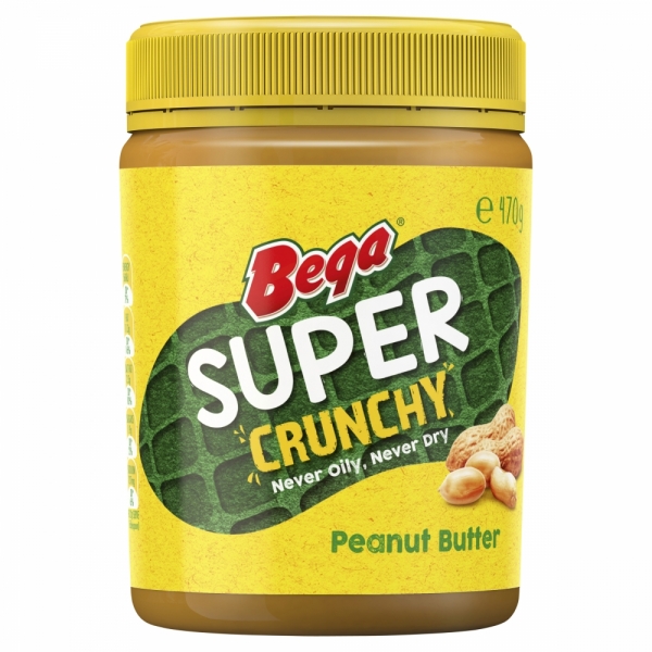 Bega Peanut Butter Super Crunchy 470g
