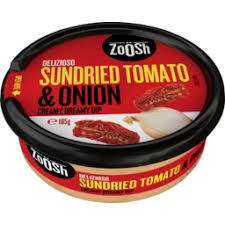 Zoosh Sundried Tomato & Onion Dip 185g