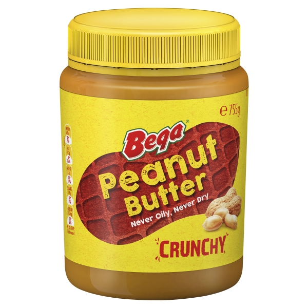 Bega Peanut Butter Crunchy 755g