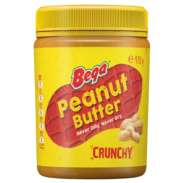 Bega Peanut Butter Crunchy 470g