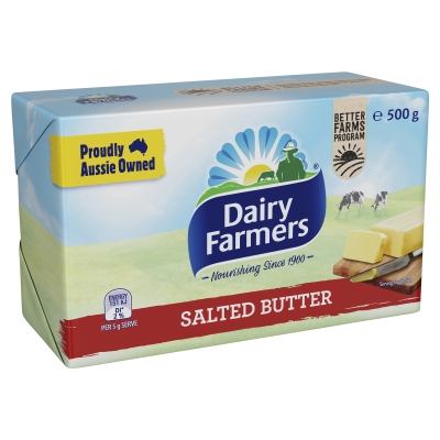 Dairy Farmers Butter Pat Salted 500g