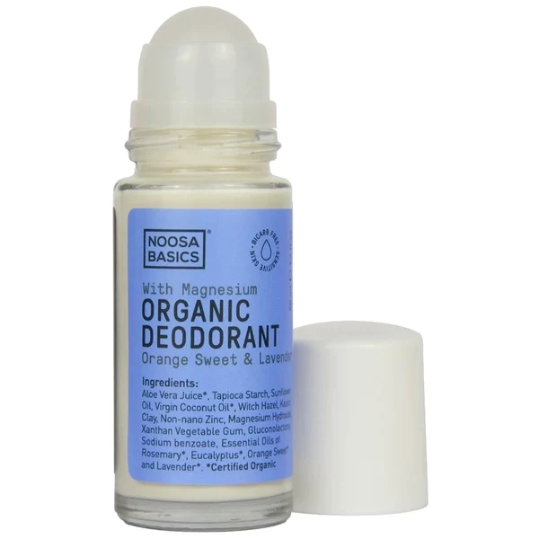 Noosa Basics Natural Deodorant Roll On Sweet Orange & Lavender 50ml