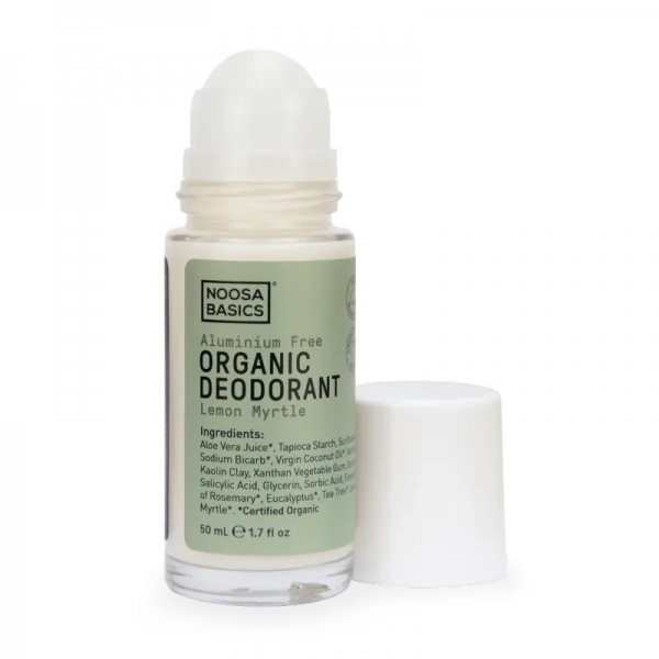 Noosa Basics Organic Roll On Deodorant Lemon Myrtle 50ml