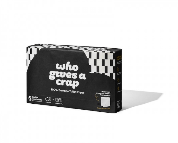 Who Gives A Crap Bamboo Toilet Paper 6 Pack