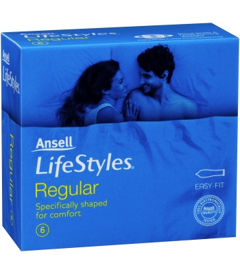 Lifestyles Condoms Regular 6 Pack