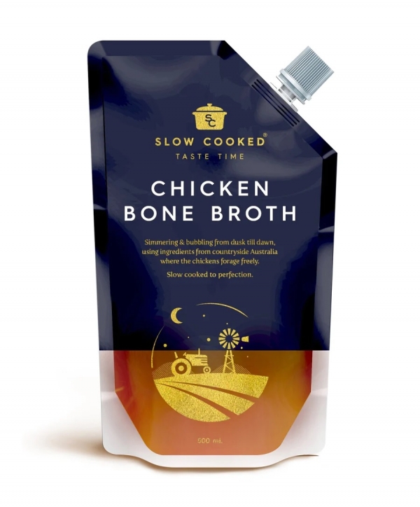 Slow Cooked Chicken Bone Broth 500ml