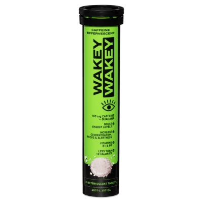 Wakey Wakey Caffeine Effervescent Tablets 20 Pack
