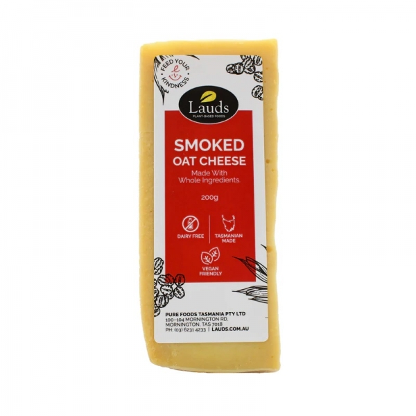 Lauds Plant Based Smoked Oat Cheese 200g