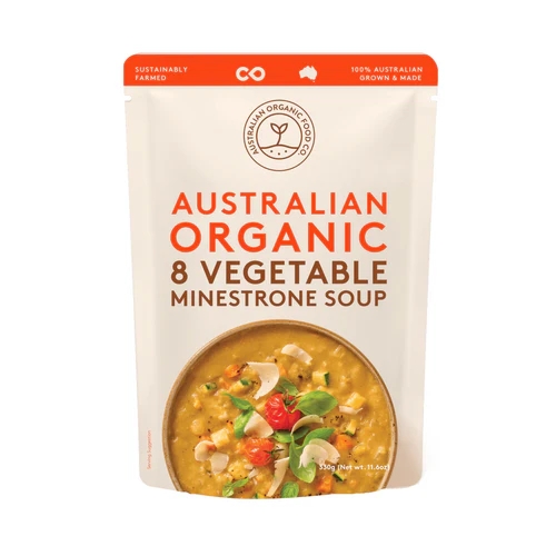 Australian Organic Food Co Organic 8 Vegetable Minestrone Soup 330g