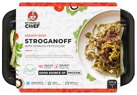 My Muscle Chef Beef Stroganoff & Fettuccine 330g
