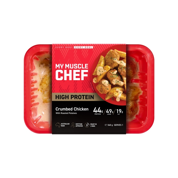 My Muscle Chef Crumbed Chicken & Roast Potato 340g