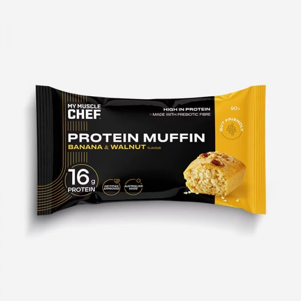 My Muscle Chef Protein Muffin Banana & Walnut 90g