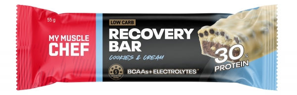 My Muscle Chef Recovery Bar Cookies & Cream 55g | Adelaide's Finest ...