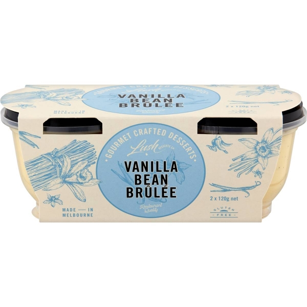 Lush Vanilla Bean Brulee 2 Pack 240g