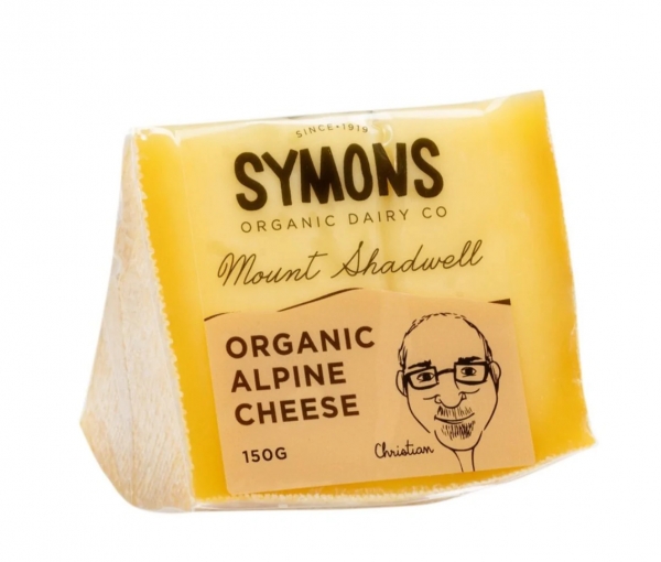 Symons Organic Alpine Cheese Mount Shadwell 150g