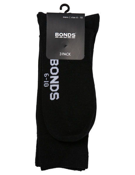 Bonds Men Socks Oxford 3 Pack
