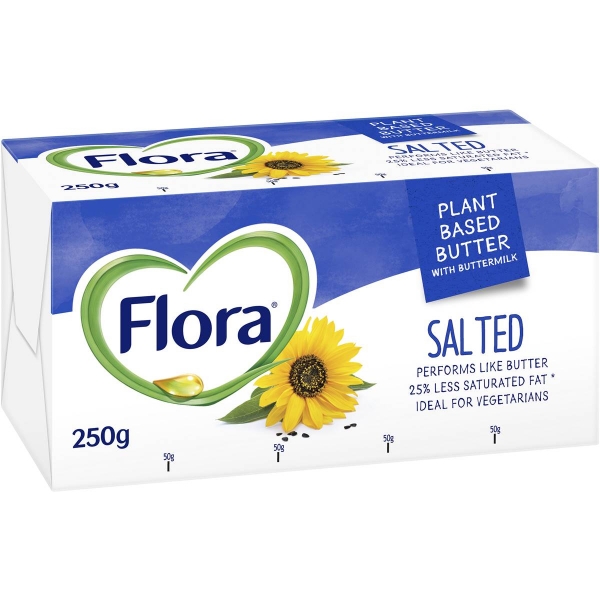 Flora Block Salted 250g