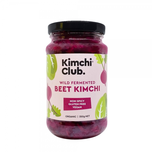 Kimchi Club Organic Wild Fermented Beet Kimchi 350g