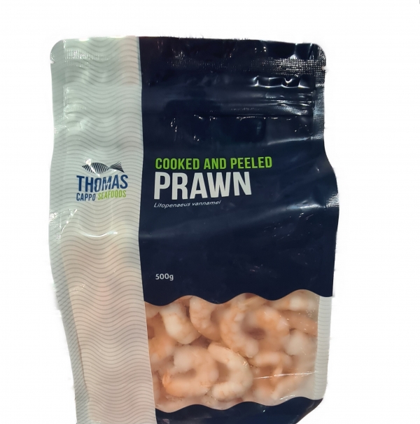 Thomes Cappo Cooked & Peeled Prawn Meat 90/120 500g