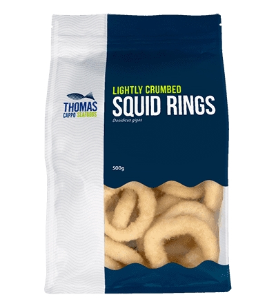 Thomas Cappo Crumbed Squid Rings 500g