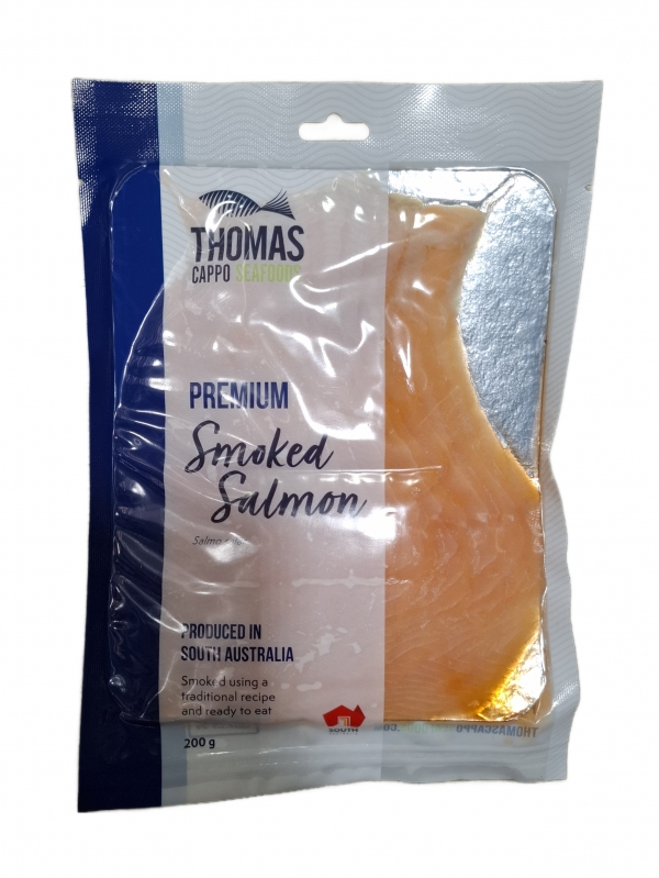 Thomas Cappo Seafoods Australian Smoked Salmon Premium 200g