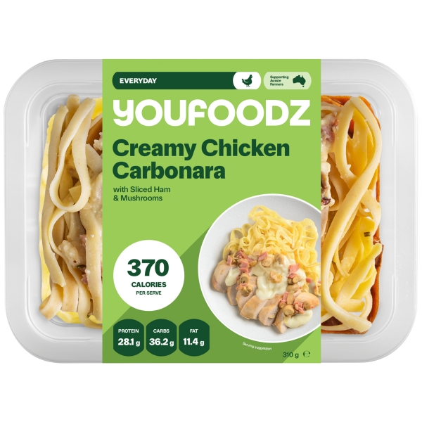 Youfoodz Creamy Chicken Carbonara 310g