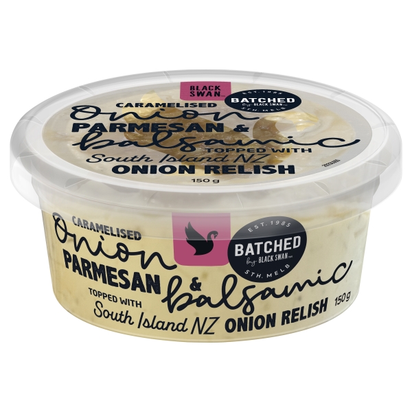 Black Swan Batched Caramelised Onion Parmesan & Balsamic 150g