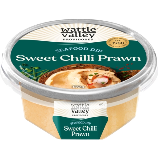Wattle Valley Seafood Dip Sweet Chilli Prawn 150g