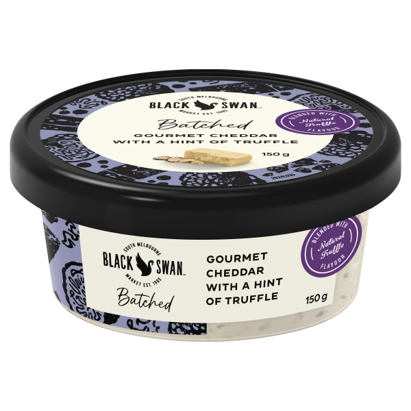 Black Swan Batched Dip Gourmet Cheddar With Truffle 150g