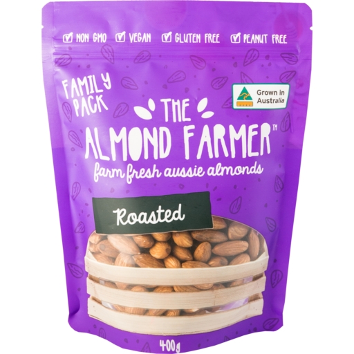 The Almond Farmer Roasted Almonds 400g