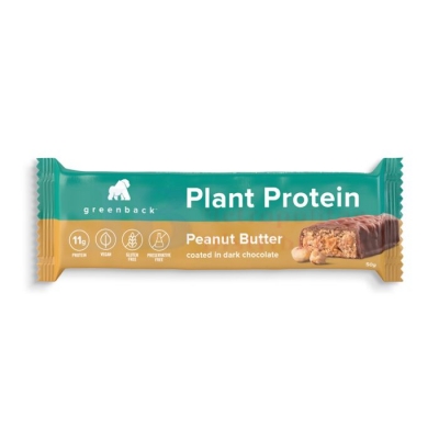 Greenback Plant Protein Bar Peanut Butter 50g