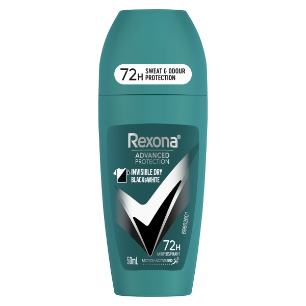 Rexona Anti Perspirant Roll On Men Advanced Protection Invisible Dry 50ml
