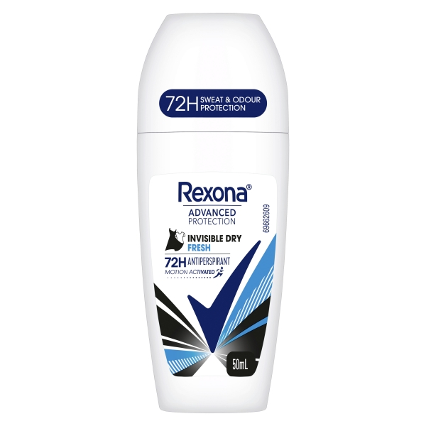 Rexona Anti Perspirant Roll On Women Invisible Dry Fresh 50ml