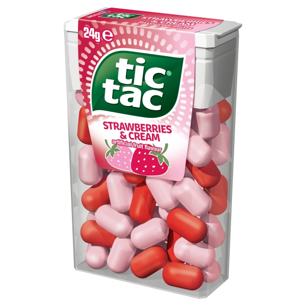 Tic Tac Strawberries & Cream 24g