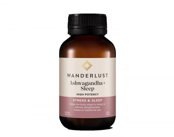 Wanderlust Ashwagandha + Sleep Capsules 60 Pack