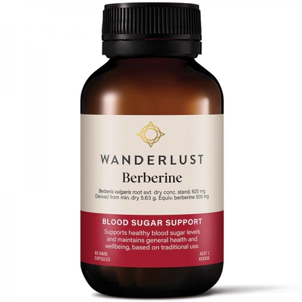 Wanderlust Berberine 333mg Capsules 60 Pack
