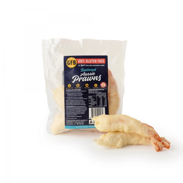 Gluten Free Batter Battered Aussie Prawns 200g