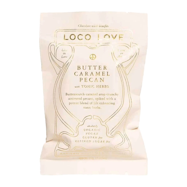 Loco Love Chocolate Butter Caramel Pecan 35g