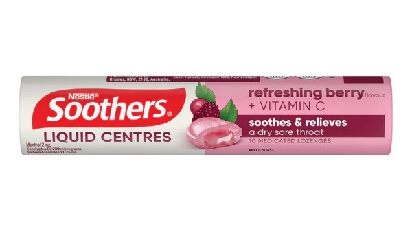 Soothers Liquid Centres Refreshing Berry 10 Pack